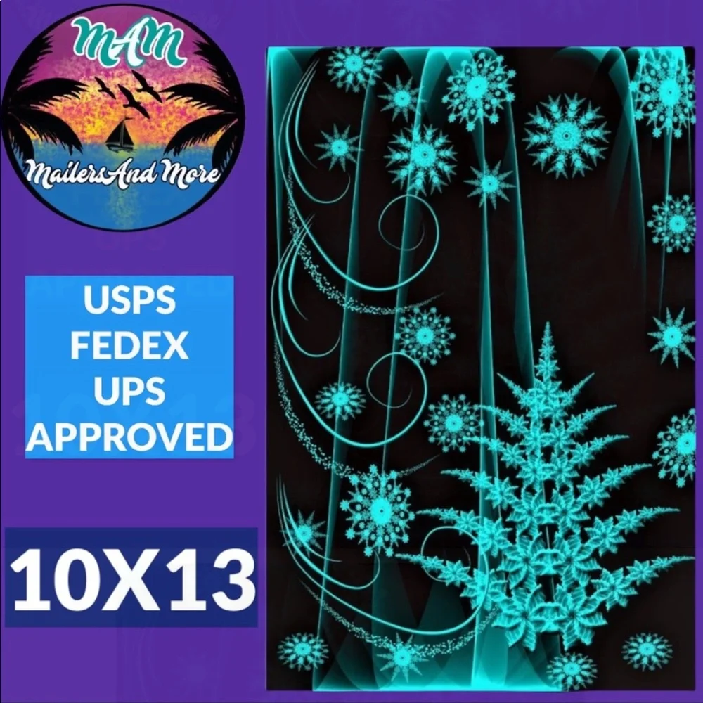 100 10X13 Emerald Tree Poly Mailers Shipping Envelopes Bags PRICE IS FIRM